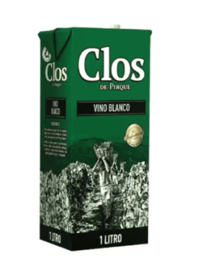 VINO BLANCO CLOS DE PIRQUE 1L