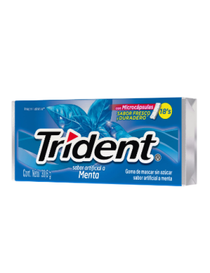 TRIDENT MENTA 18 CHICLES