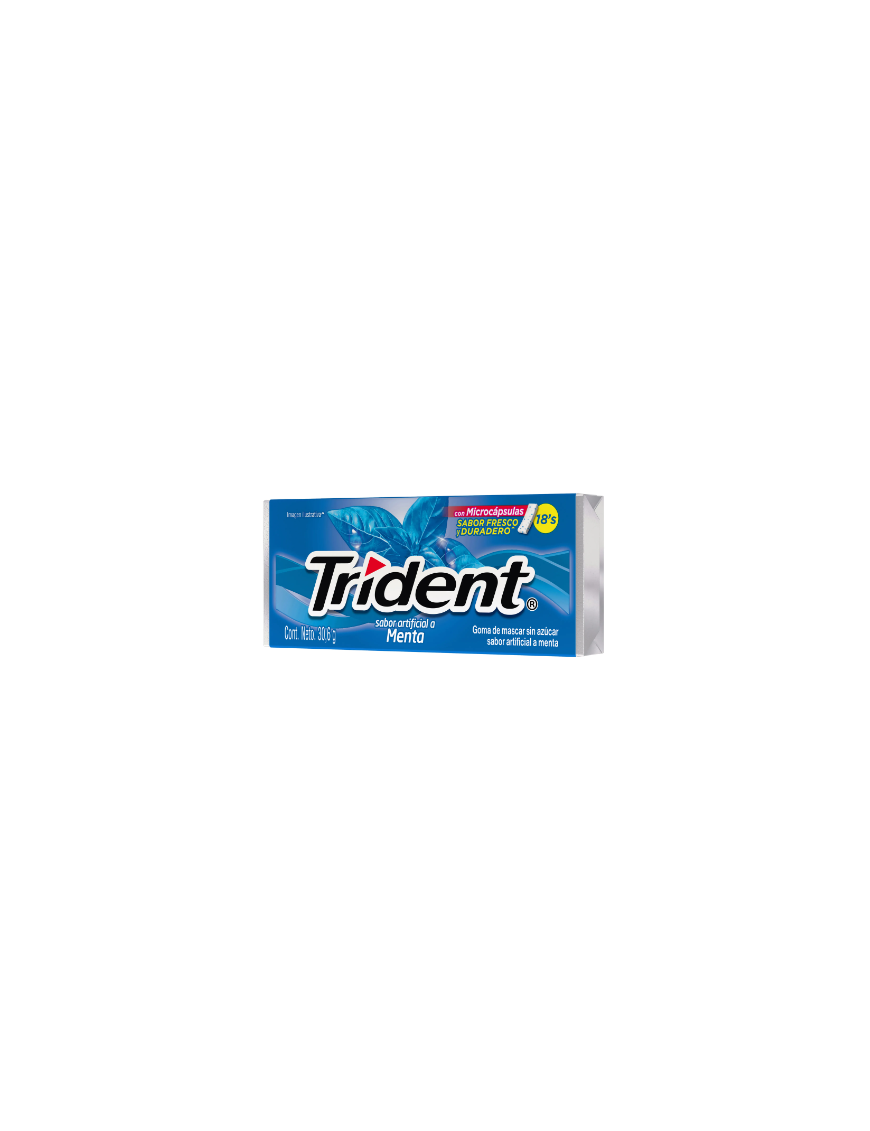 TRIDENT MENTA 18 CHICLES