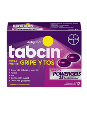 TAPCIN GRIPE Y TOS GEL CAPS