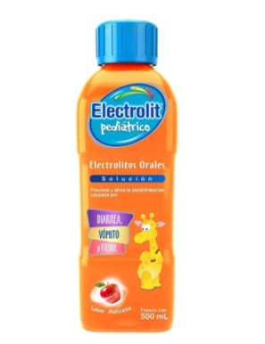 SUERO PEDIATRICO ELECTROLIT MANZANA 500ML