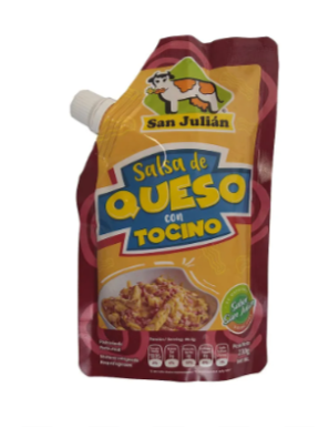 SALSA DE QUESO TOCINO SAN JULIAN 230G