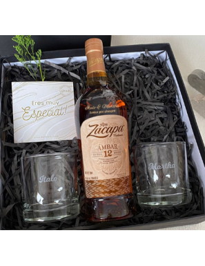 RON ZACAPA CENTENARIO + 2 COPAS DE REGALO