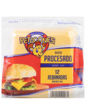 QUESO PROCESADO 12 REBANADAS 170G