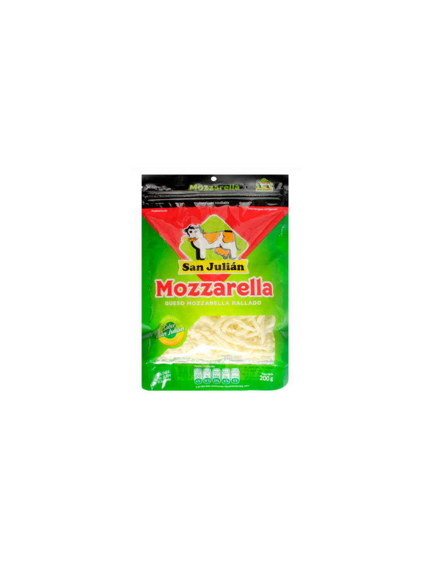 QUESO MOZZARELLA RAYADO 200GR