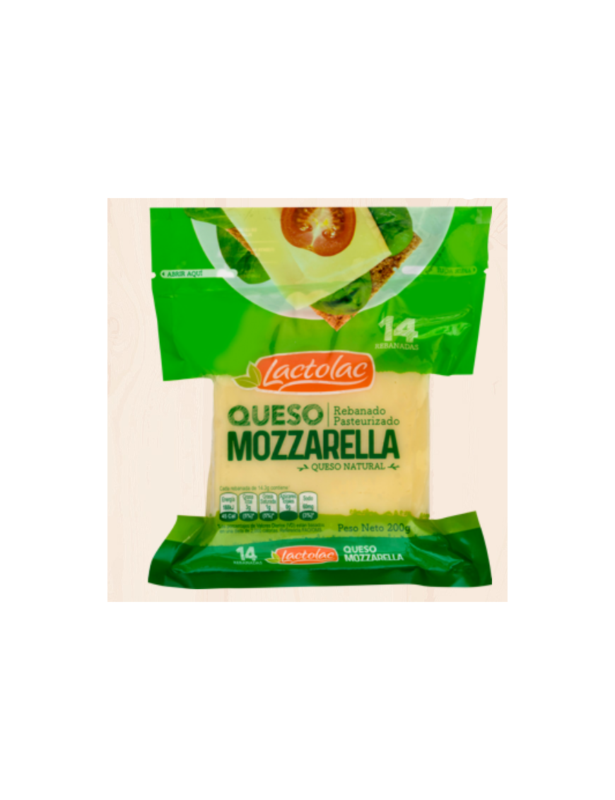 QUESO MOZZARELLA 14 REBANADAS