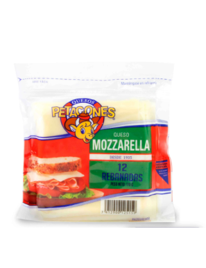 QUESO MOZARELLA 12 REBANADAS 170G