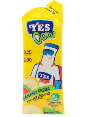 BOLSA YOGURT YES COOL BANANO FRESA