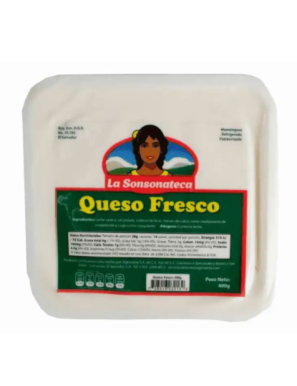 QUESO FRESCO 400G LA SONSONATECA