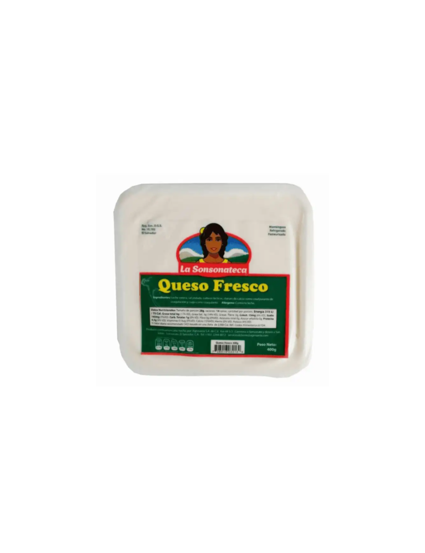 QUESO FRESCO 400G LA SONSONATECA