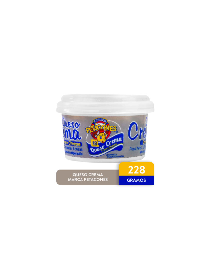 QUESO CREMA PETACON 228GR