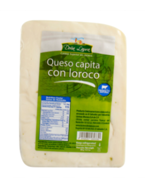 QUESO CAPITA CON LOROCO 1/2 LIBRA