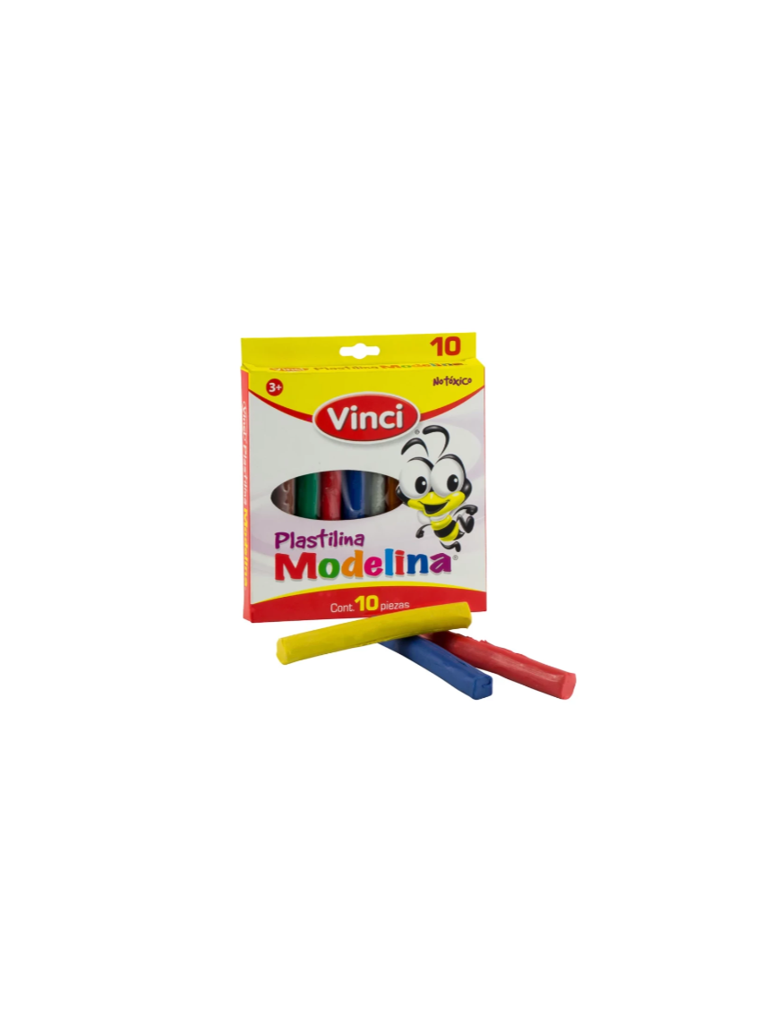 PLASTILINA VINCI 10UN.