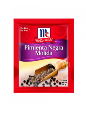 PIMIENTA NEGRA MOLIDA 28G