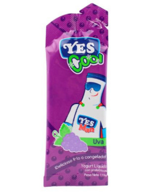 BOLSA YOGURT YES COOL UVA 115G