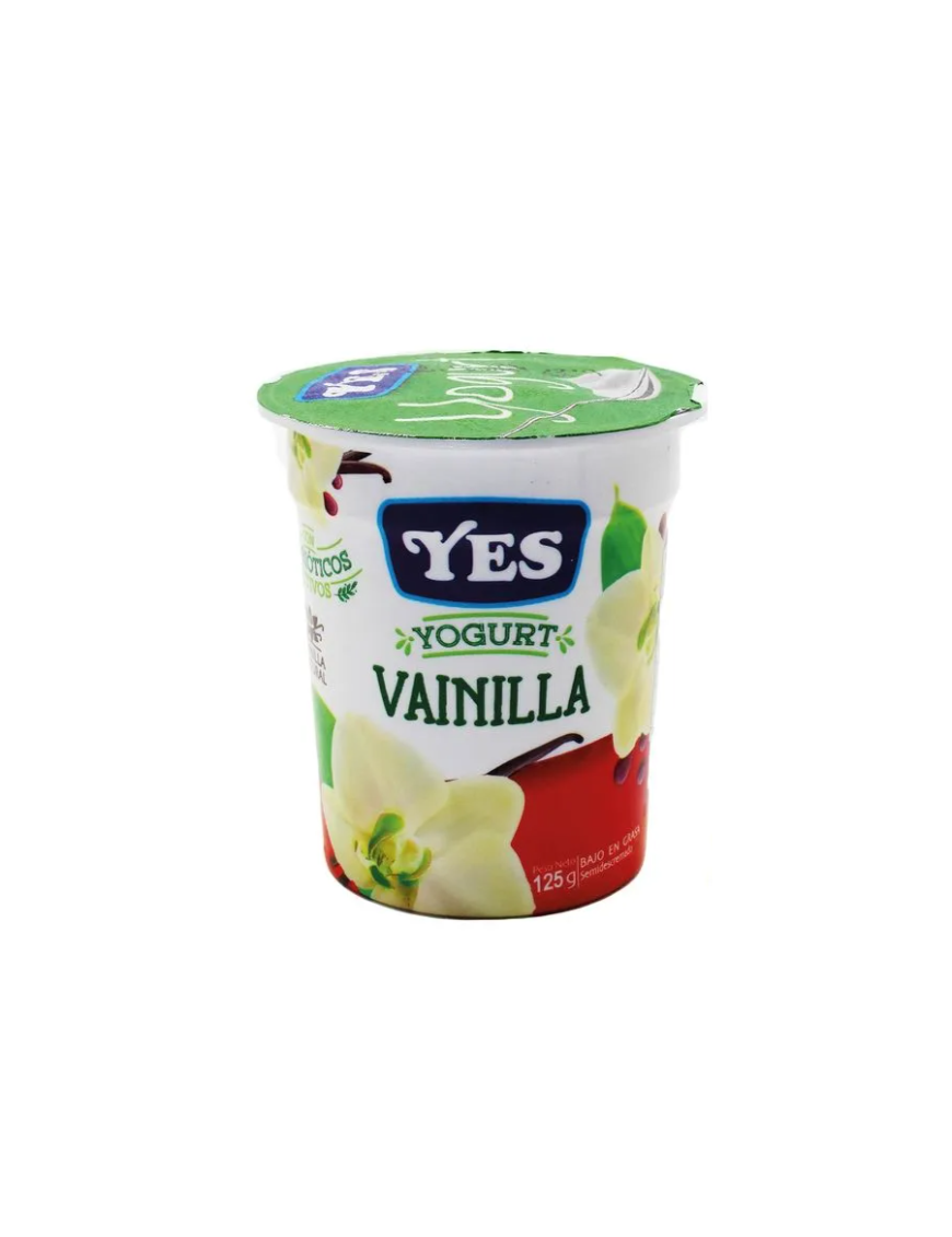 VASO YOGURT VAINILLA YES 125G