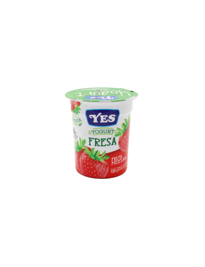 VASO YOGURT YES FRESA 125G