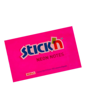 NOTA ADHESIVA 3X5 NEON STICKN