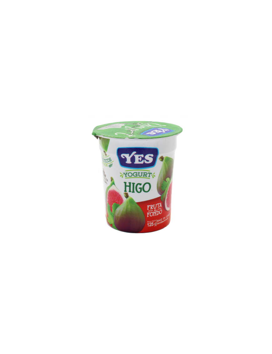 VASO YOGURT YES HIGO 125G