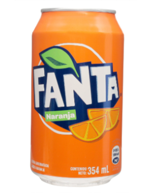 LATA FANTA  NARANJA 354ML