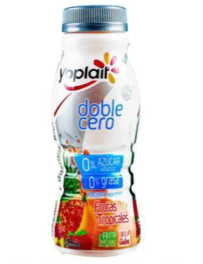 YOGURT YOPLAIT DOBLE CERO FRUTAS 230G