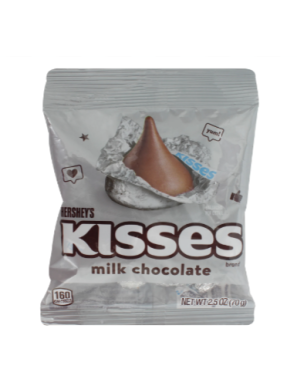 KISSES MILK CHOCOLATE 70G