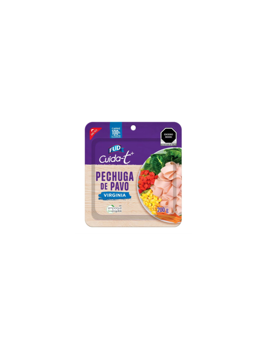 JAMON PECHUGA DE PAVO CUIDATE 200G