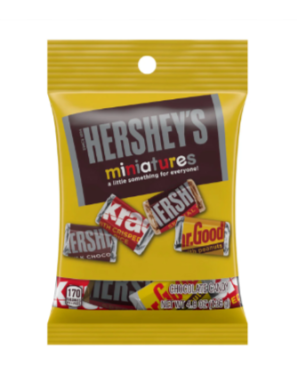 HERSHEYS MINIATURES  4.8 OZ