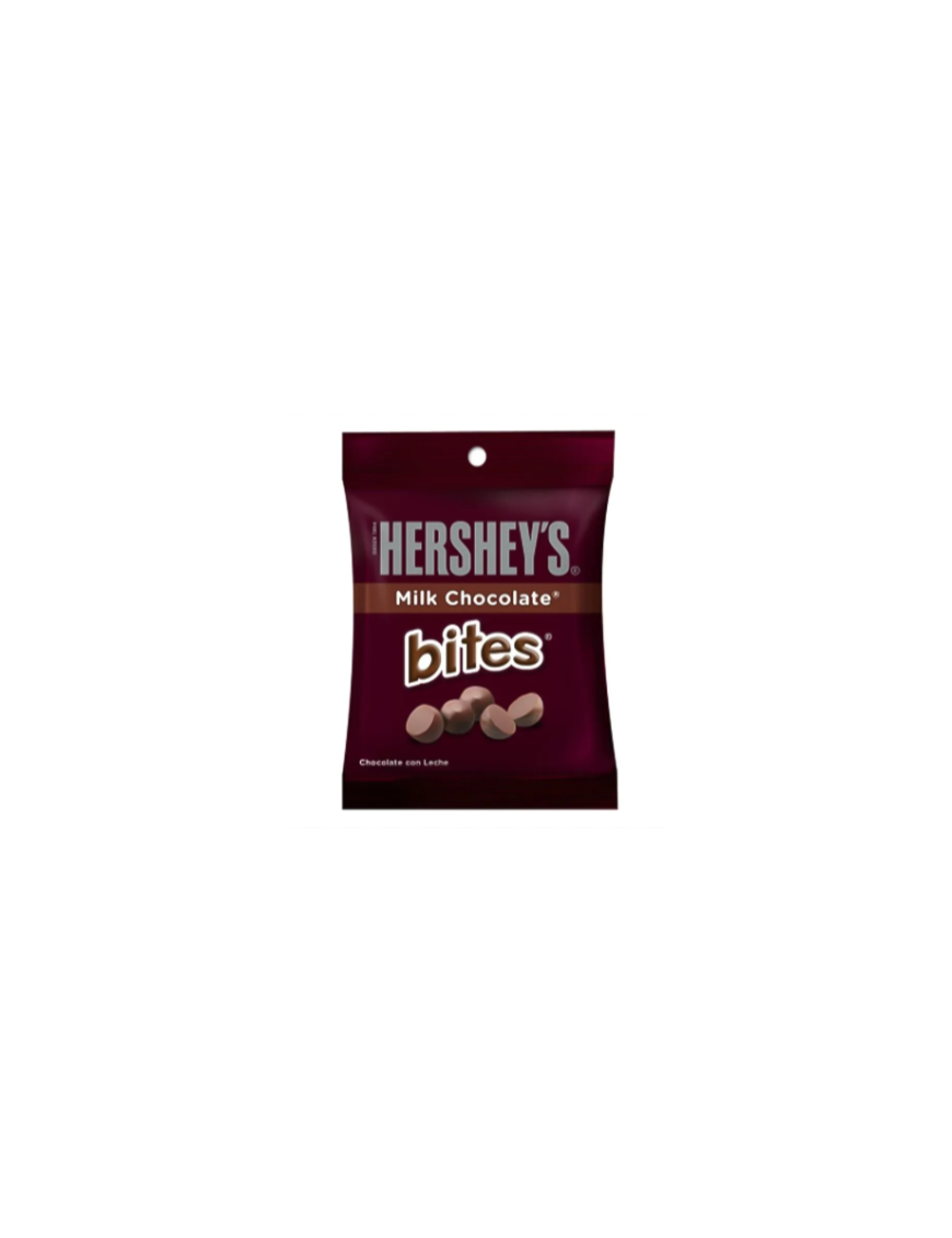 HERSHEYS CHOCOLATE BITES 43g