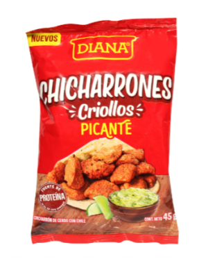 CHICHARRONES PICANTES CRIOLLOS  45G