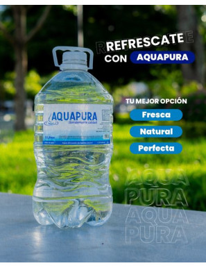 BOTELLA AGUA AQUAPURA 1 GALON