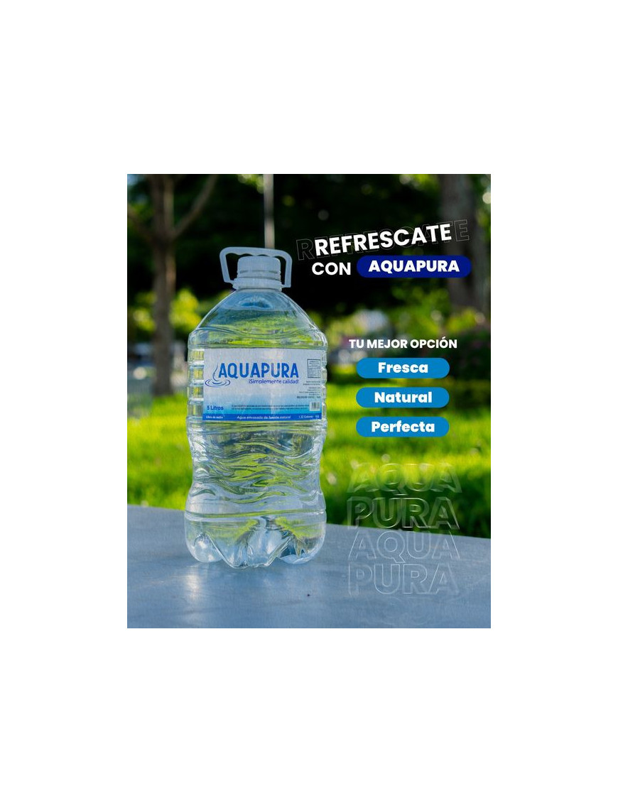 BOTELLA AGUA AQUAPURA 1 GALON