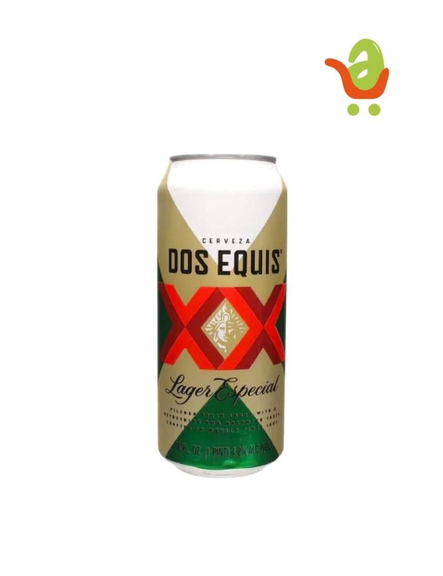 Cerveza dos equis xx lata 16 oZ