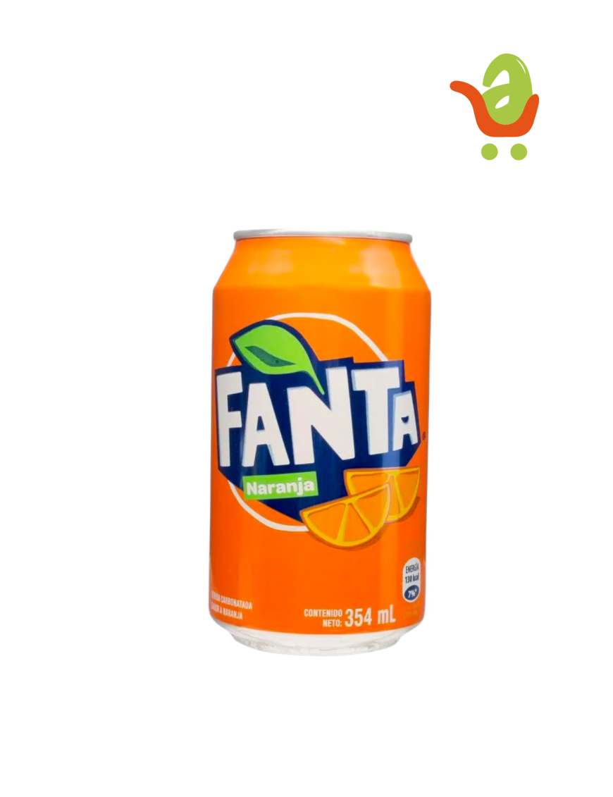 GASEOSA FANTA NARANJA LATA 354mL