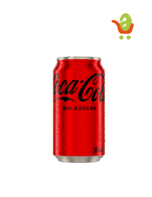 Gaseosa Coca Cola lata Sin Azucar 354 mL