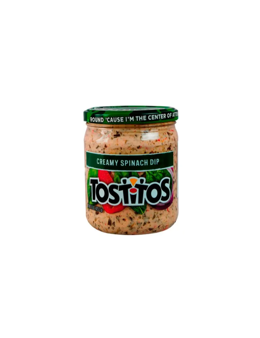 SALSA CREMA Y ESPINACAS TOSTITOS 425.2G