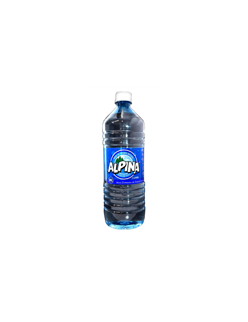 BOTELLA AGUA ALPINA 1 LT