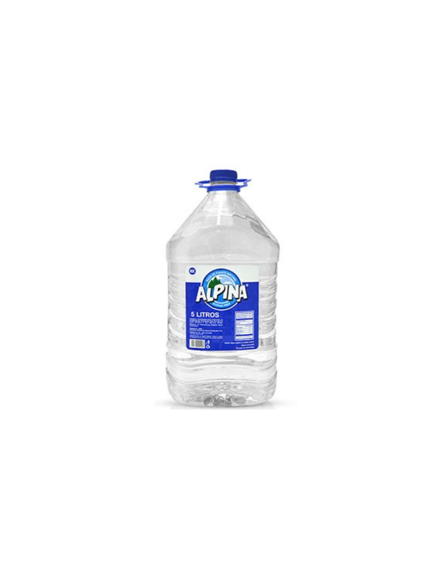 BOTELLA AGUA ALPINA 5 LT