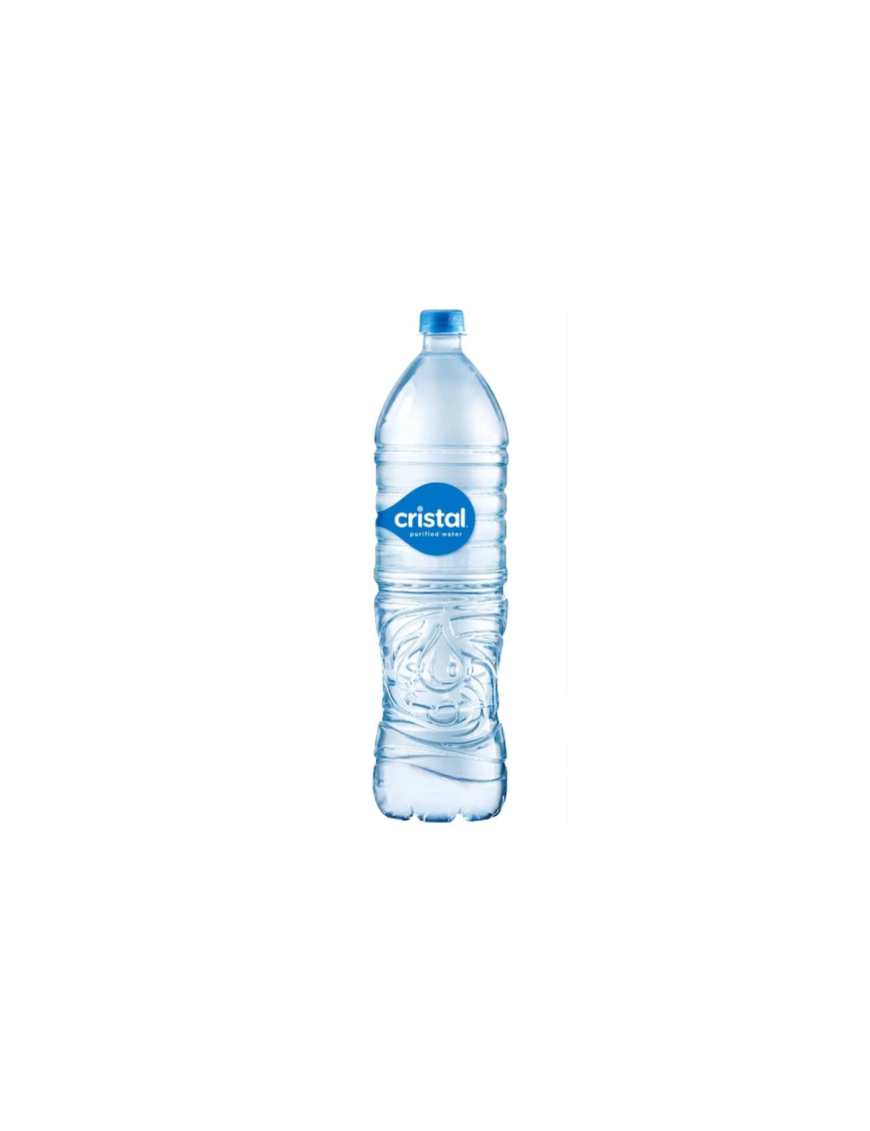 BOTELLA DE AGUA CRISTAL 1.5L