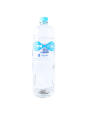 BOTELLA DE AGUA CRISTAL 1LITRO