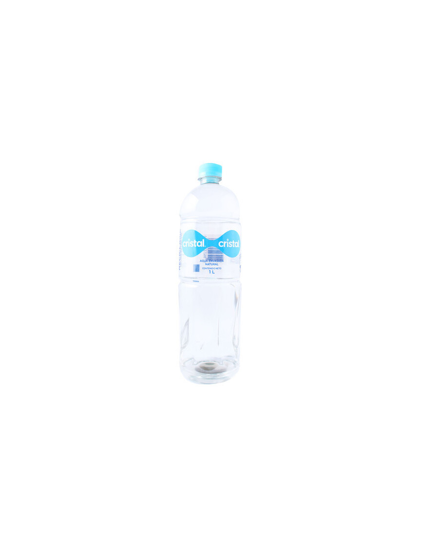 BOTELLA DE AGUA CRISTAL 1LITRO