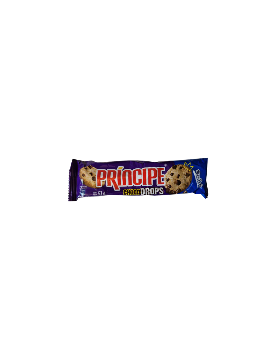 GALLETA PRINCIPE CHOCO DROPS 57G