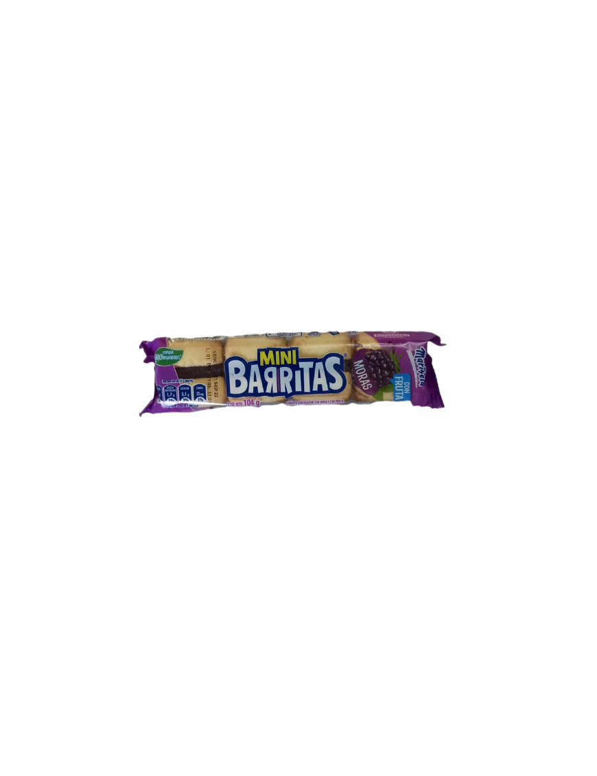 MINI BARRITAS MORA 104G