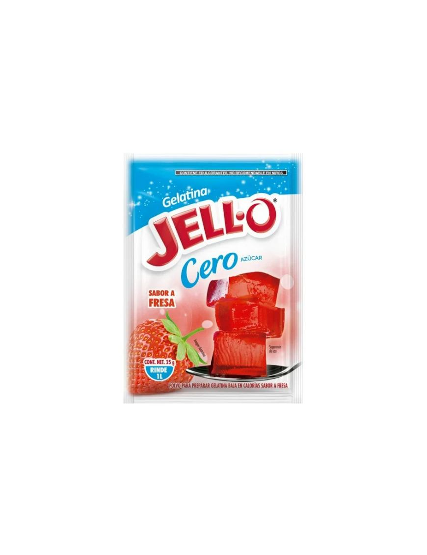 GELATINA JELLO ZERO AZUCAR