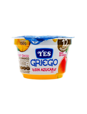 Yogurt griego yes sabor mango 150 gr