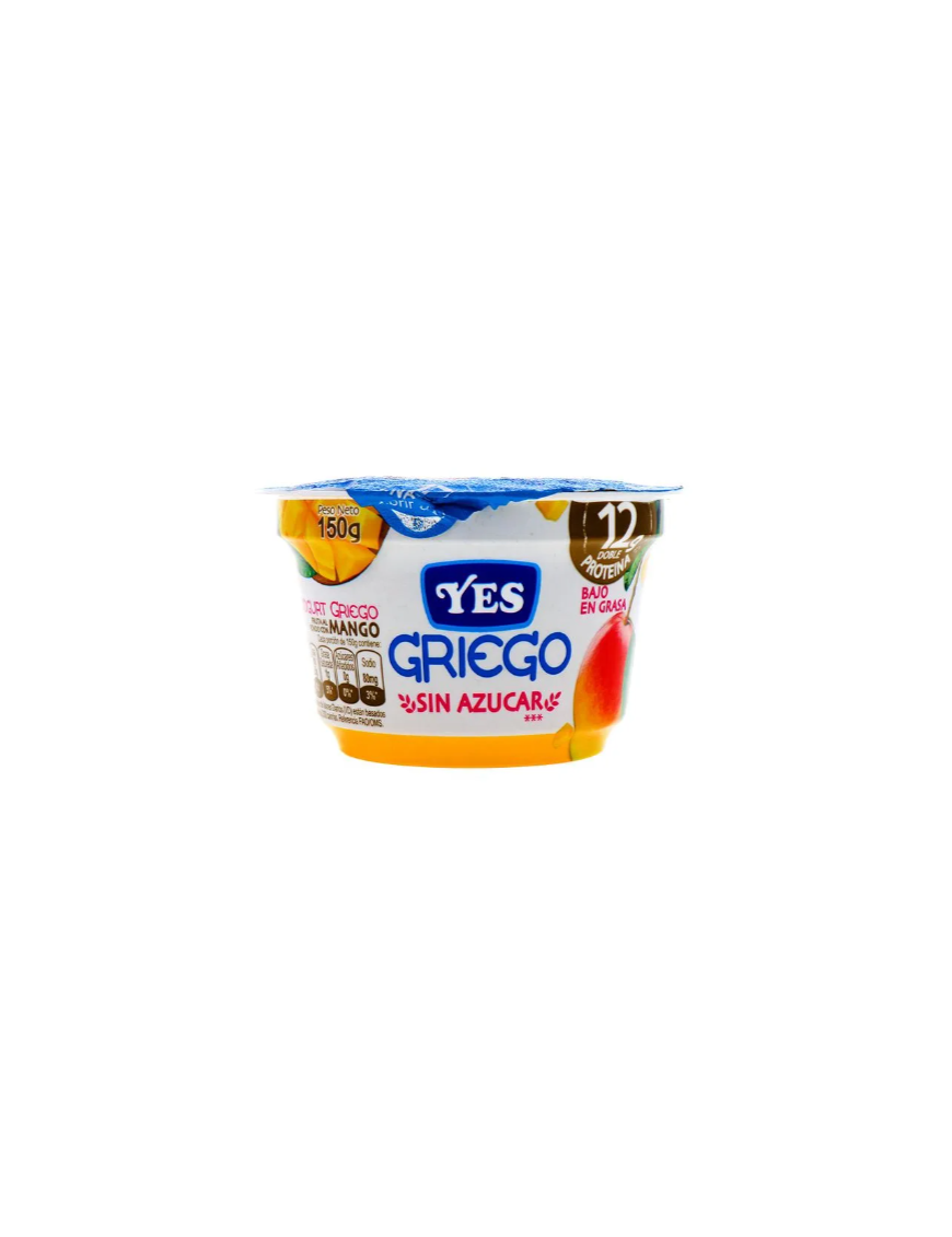 Yogurt griego yes sabor mango 150 gr