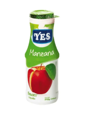 YOGURT YES MANZANA 212G