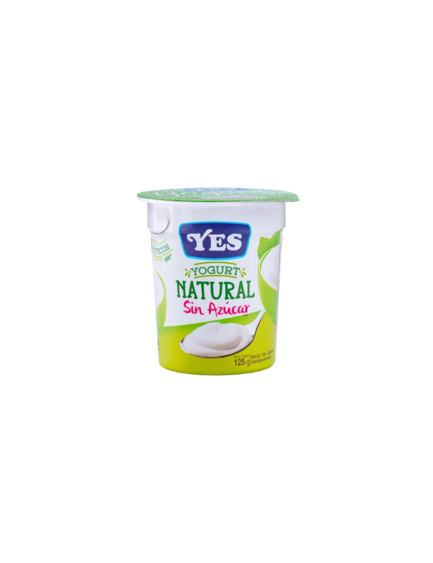 YOGURT YES NATURAL 125G