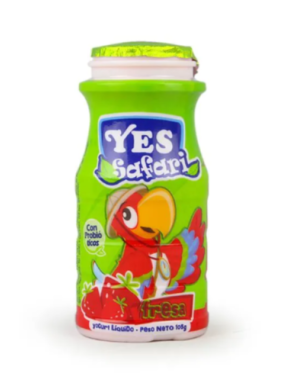 YOGURT YES SAFARI FRESA 105G