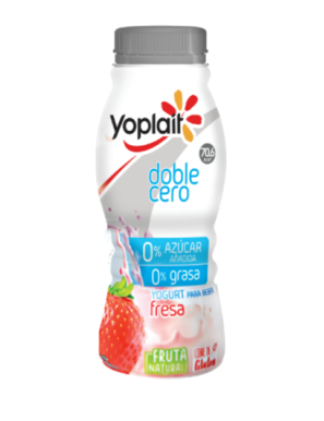 YOGURT YOPLAIT DOBLE CERO FRESA 230G